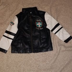 JOE FRESH Toddler Boys Leather Jacket
